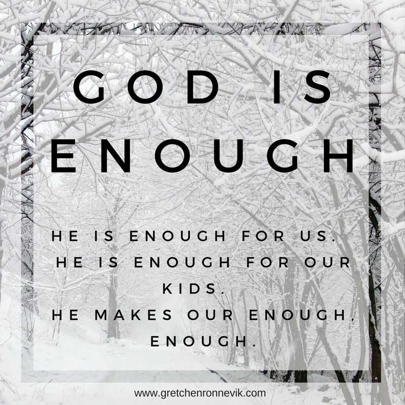 A Mother-Daughter Testimony: Part 1 (aka “God is Enough”)
